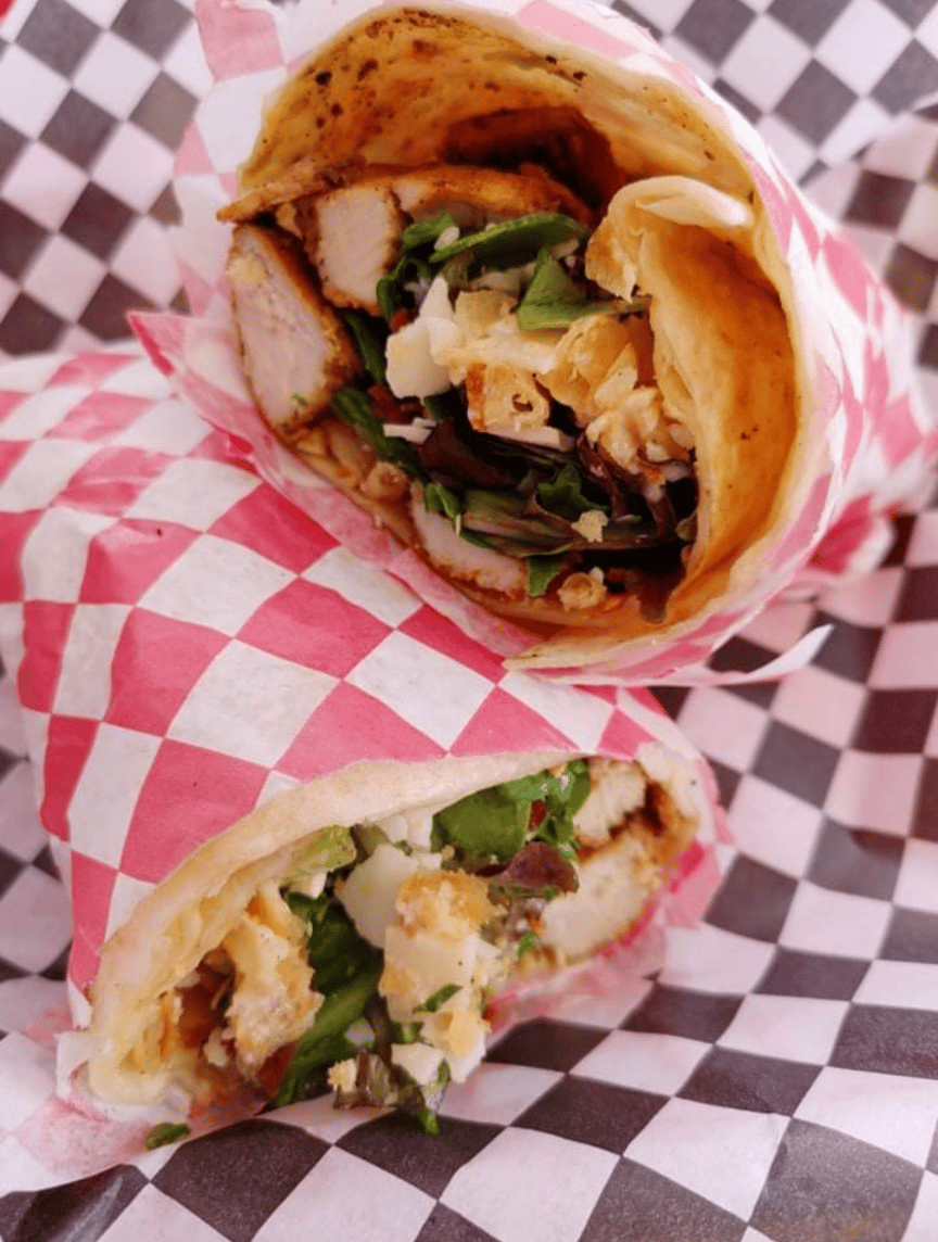 Chicken Wrap Plate photo