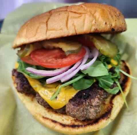 GIANT Cow Burger Plate photo